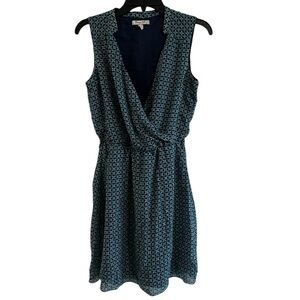 Patterned Blue Dress